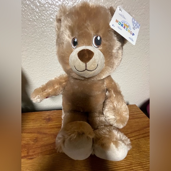 NWT “BAB” Build a Bear Cub Stuffed Animal Teddy Toy 14 inch Brown age 2+ - Picture 4 of 9